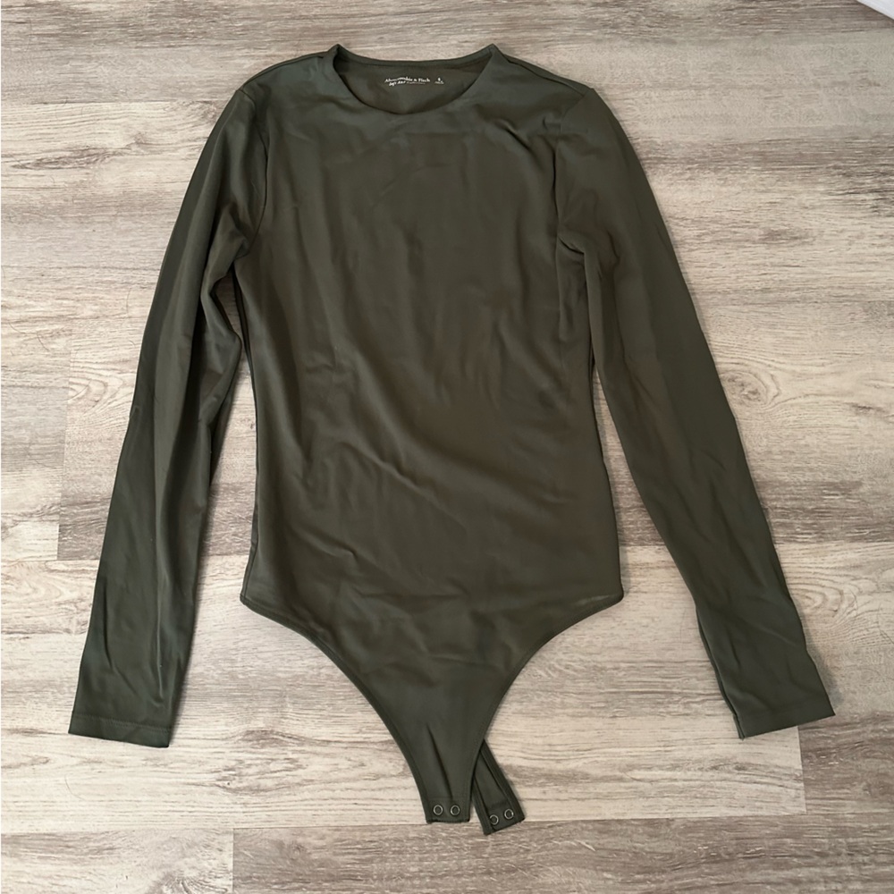 Abercrombie & Fitch Dark Green Bodysuit
